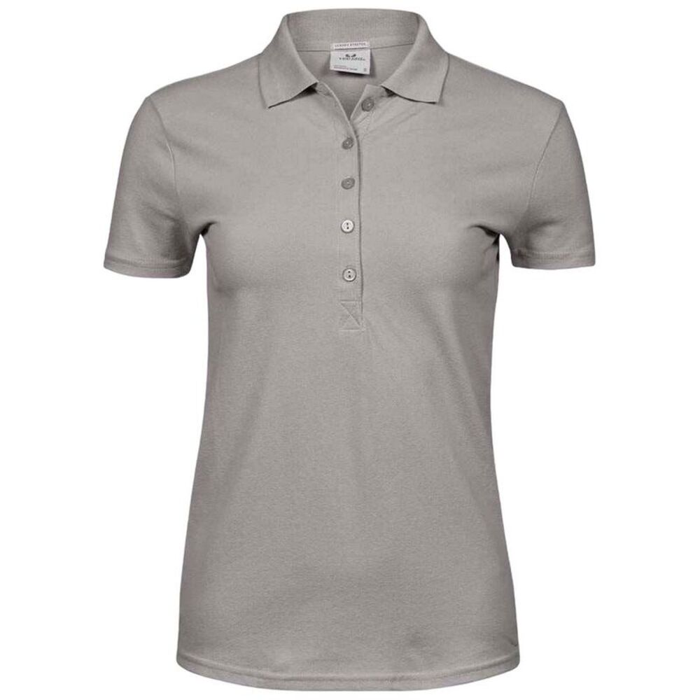 Tee Jays Womens/Ladies Luxury Stretch Polo Shirt / Stone